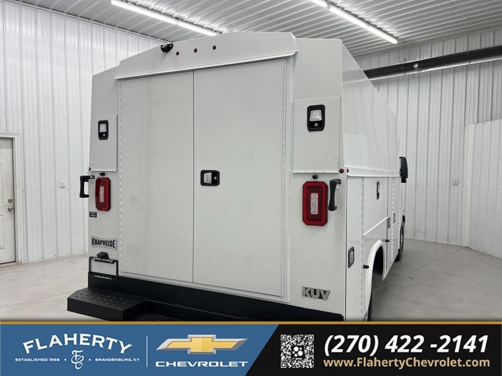 2026 Chevrolet Express Cutaway 3500 — rear three-quarter view